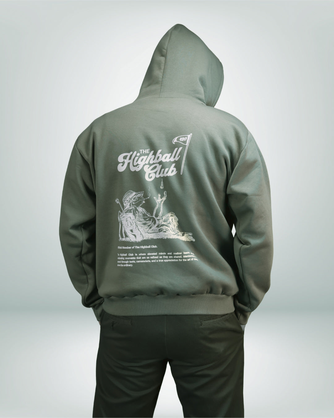 Highball Club Hoodie - Green